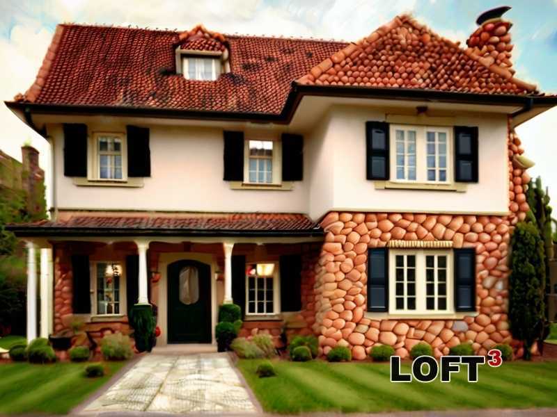 Использование стеклянных элементов в дизайне фасадов Лофт