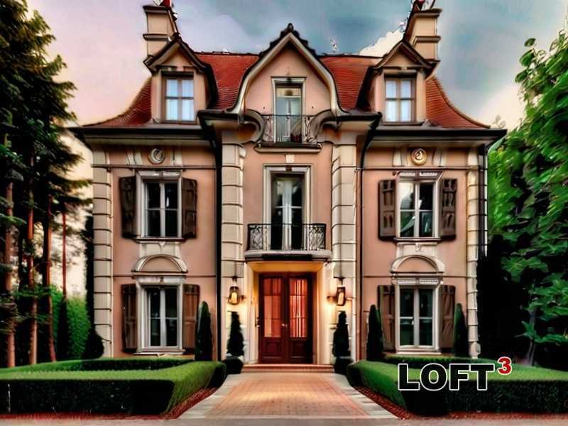 Фасады Лофт с использованием стеклянных «квадратных» конструкций