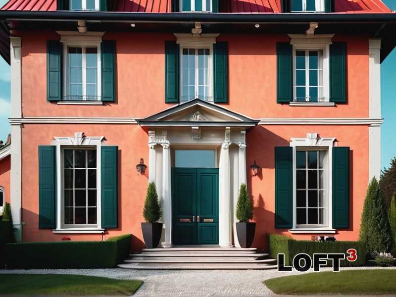 Как использовать древесные элементы в фасаде Лофт?