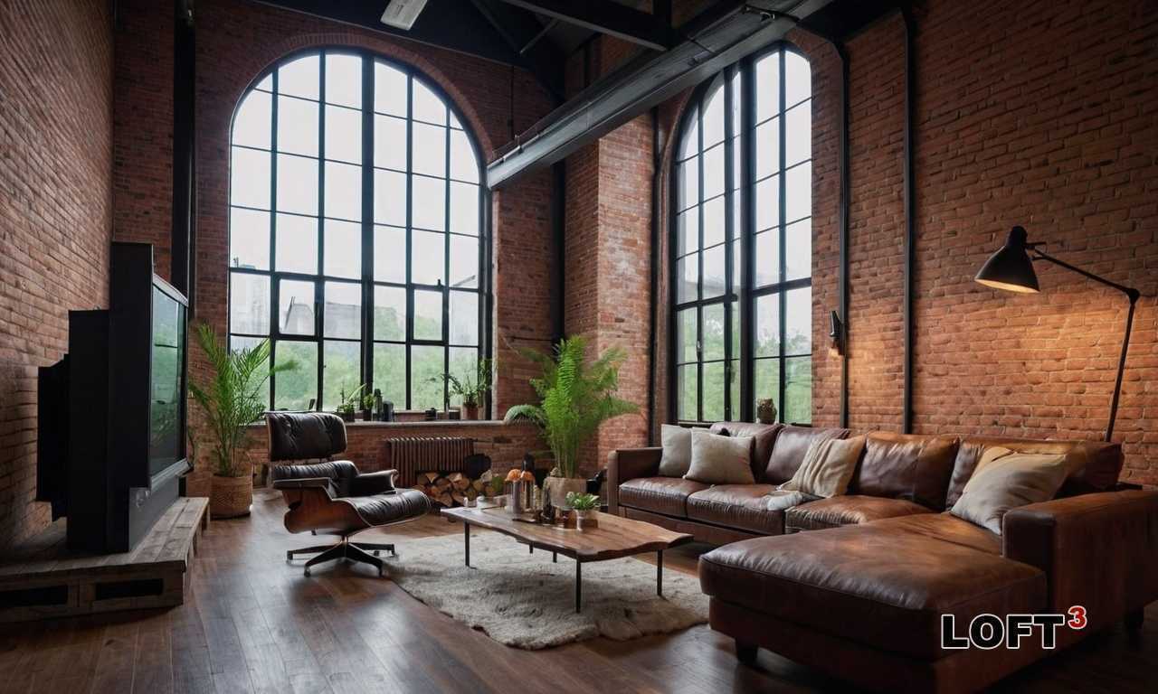 Как совместить грубые индустриальные элементы с уютными деталями?