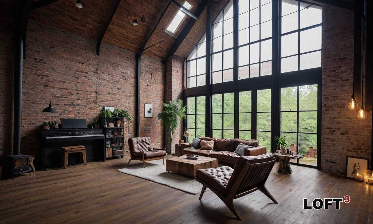 Как выбрать мебель для Лофт-интерьера с яркими геометрическими формами