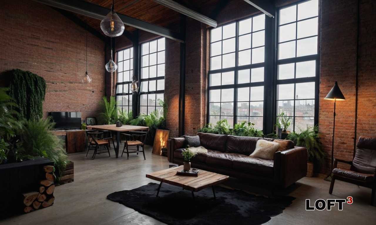 Как добавить элементы природы в Лофт-пространство с помощью живых растений и цветов Как добавить элементы природы в Лофт-пространство с помощью живых растений и цветов