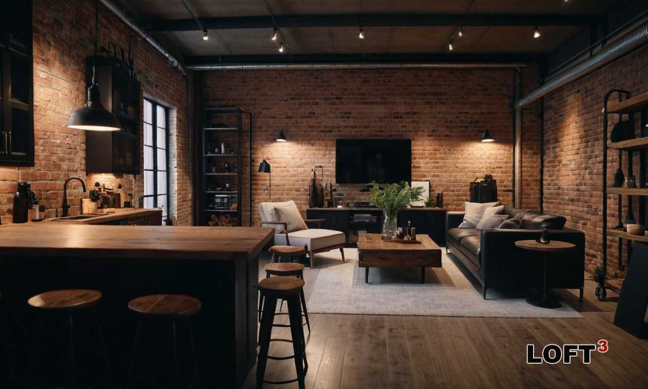 Выбор помещения для лофт-стиля с открытыми балками