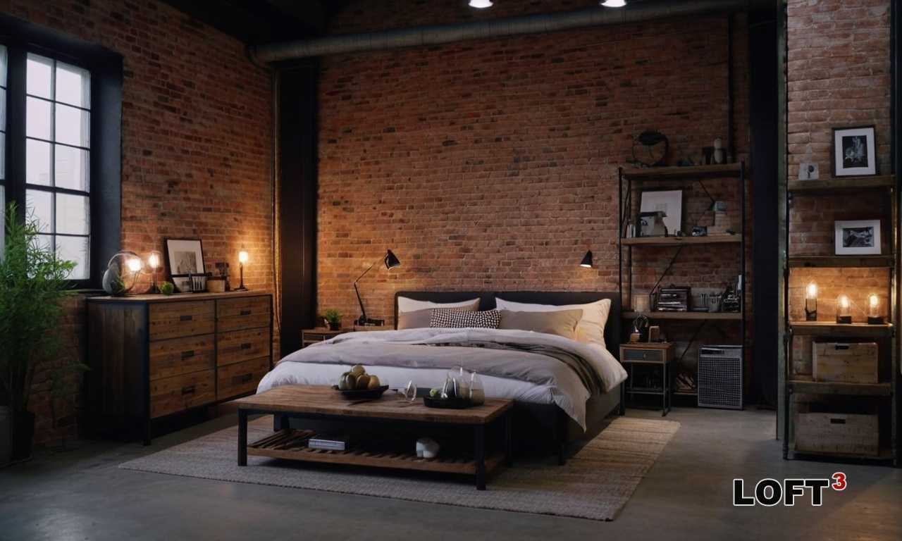 Выбор освещения для стеллажей в лофт-стиле