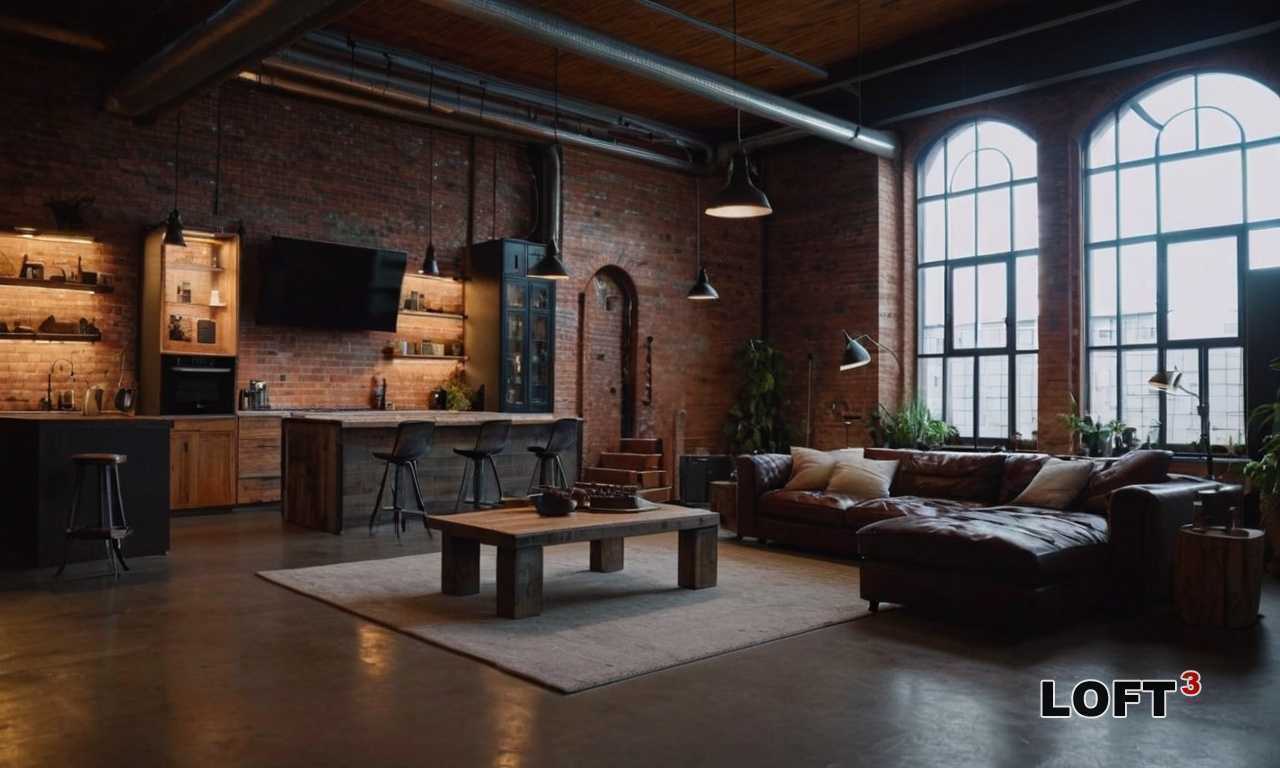 Какой материал ковра подойдет для Лофт-гостиной