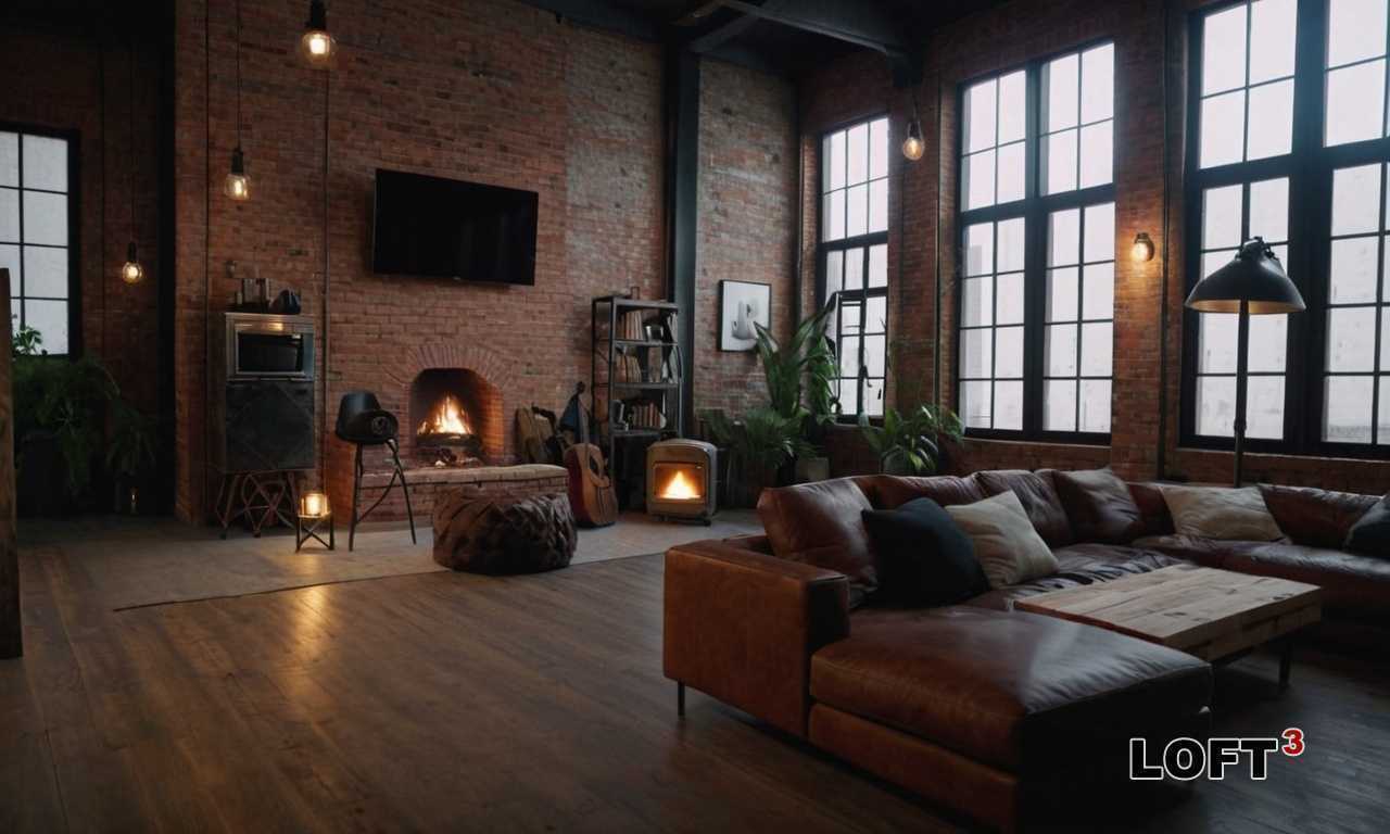 Стеклянные перегородки в Лофт-интерьере - плюсы и минусы