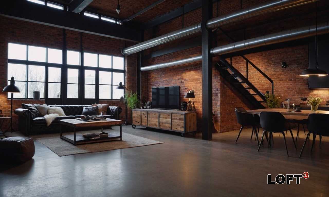 Промышленные и винтажные покрытия для стен и полов