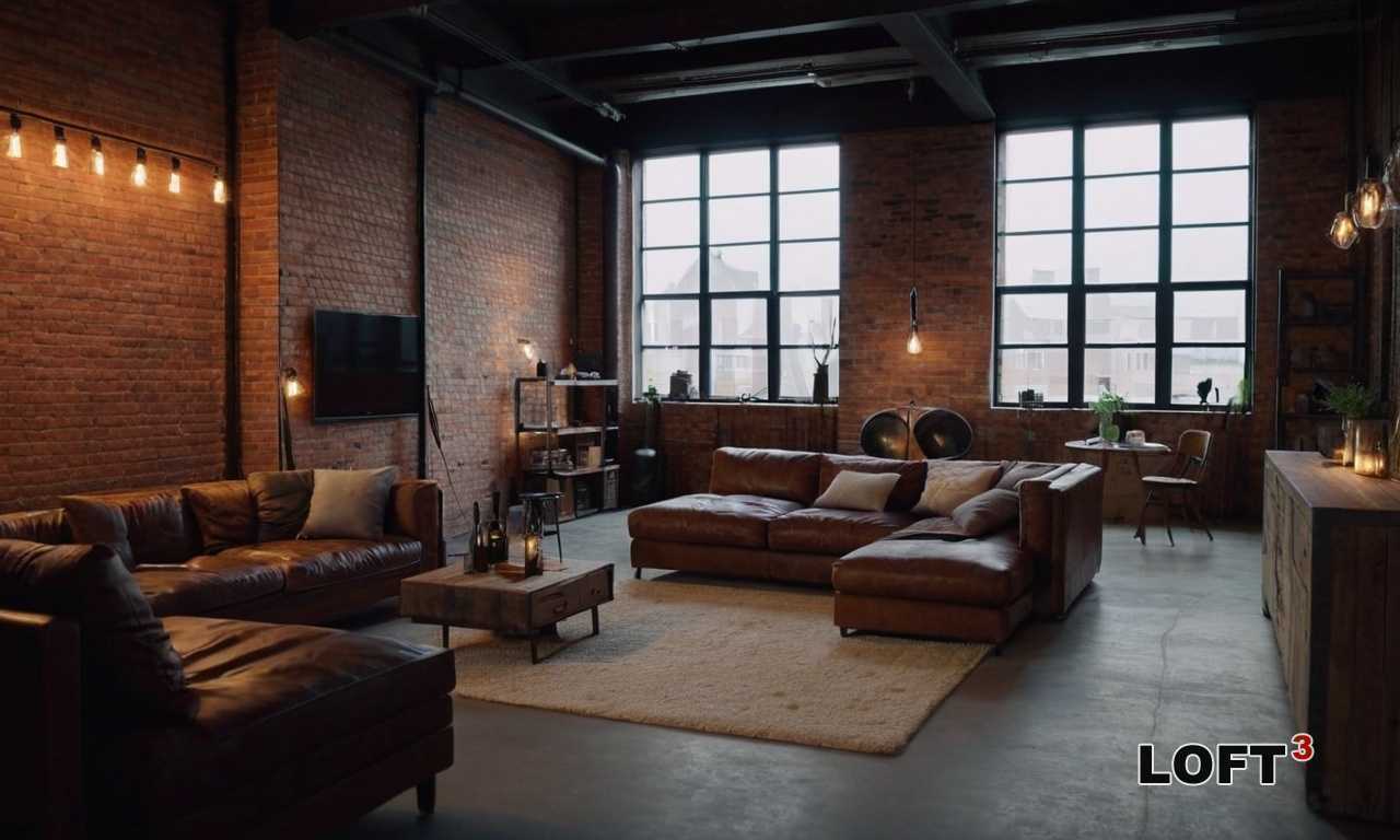 Как выбрать стильные ковры для Лофт-гостиной Как выбрать стильные ковры для Лофт-гостиной