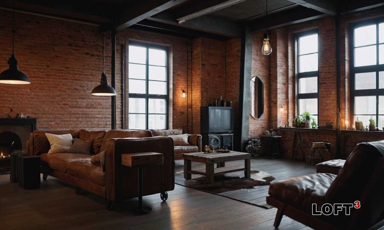 Функциональные перегородки в интерьере Лофт