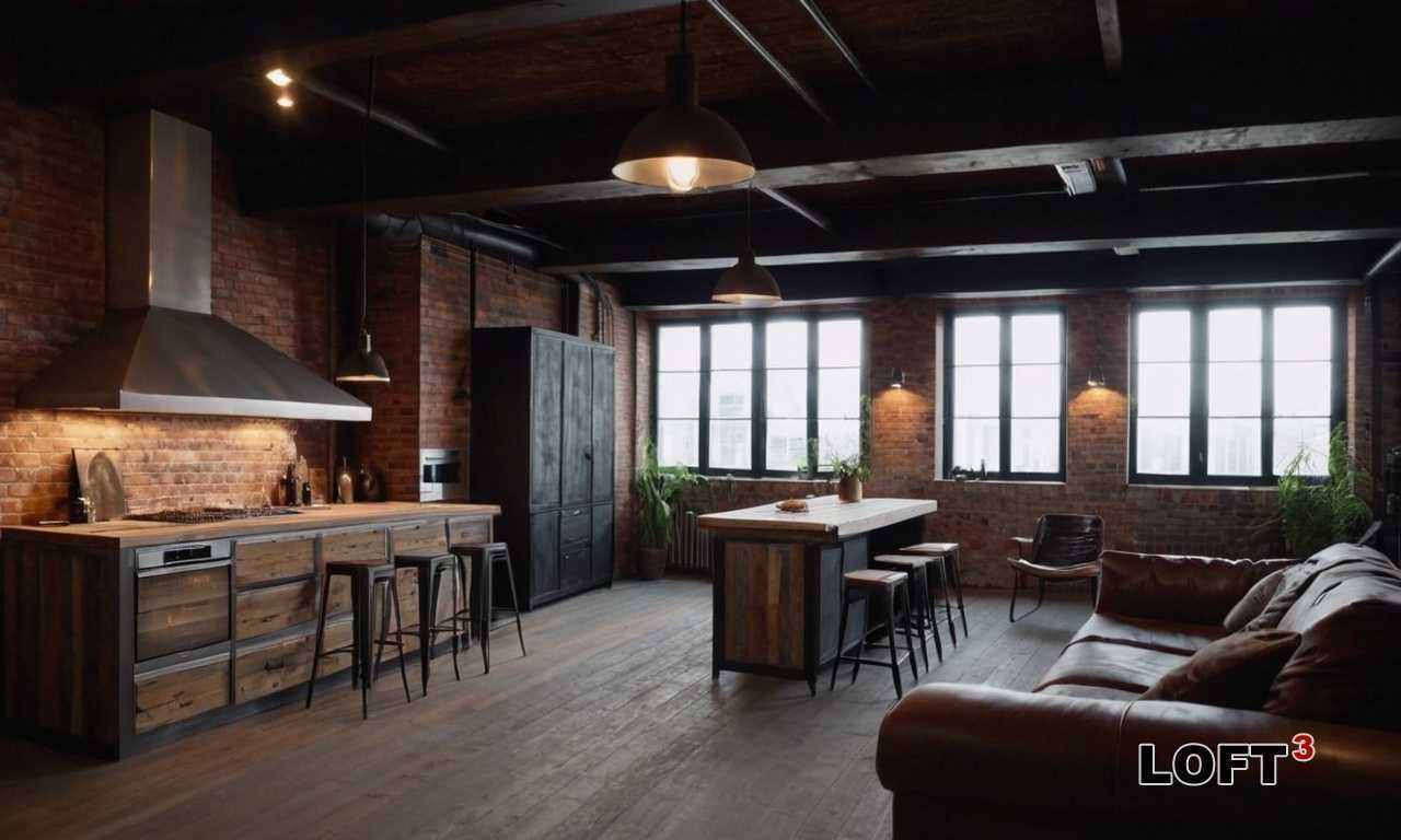 Черно-белый Лофт - как создать эффектный интерьер Черно-белый Лофт - как создать эффектный интерьер