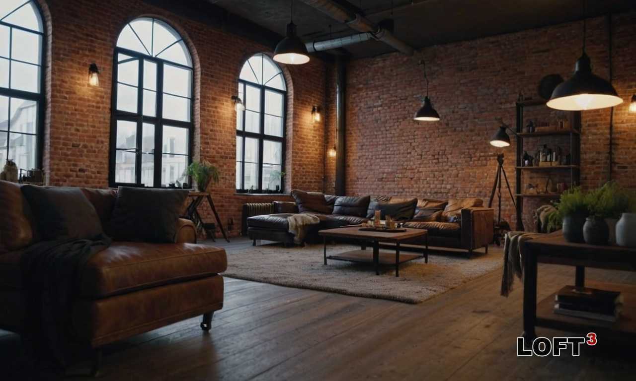 Использование индустриальных светильников для выделения потолка