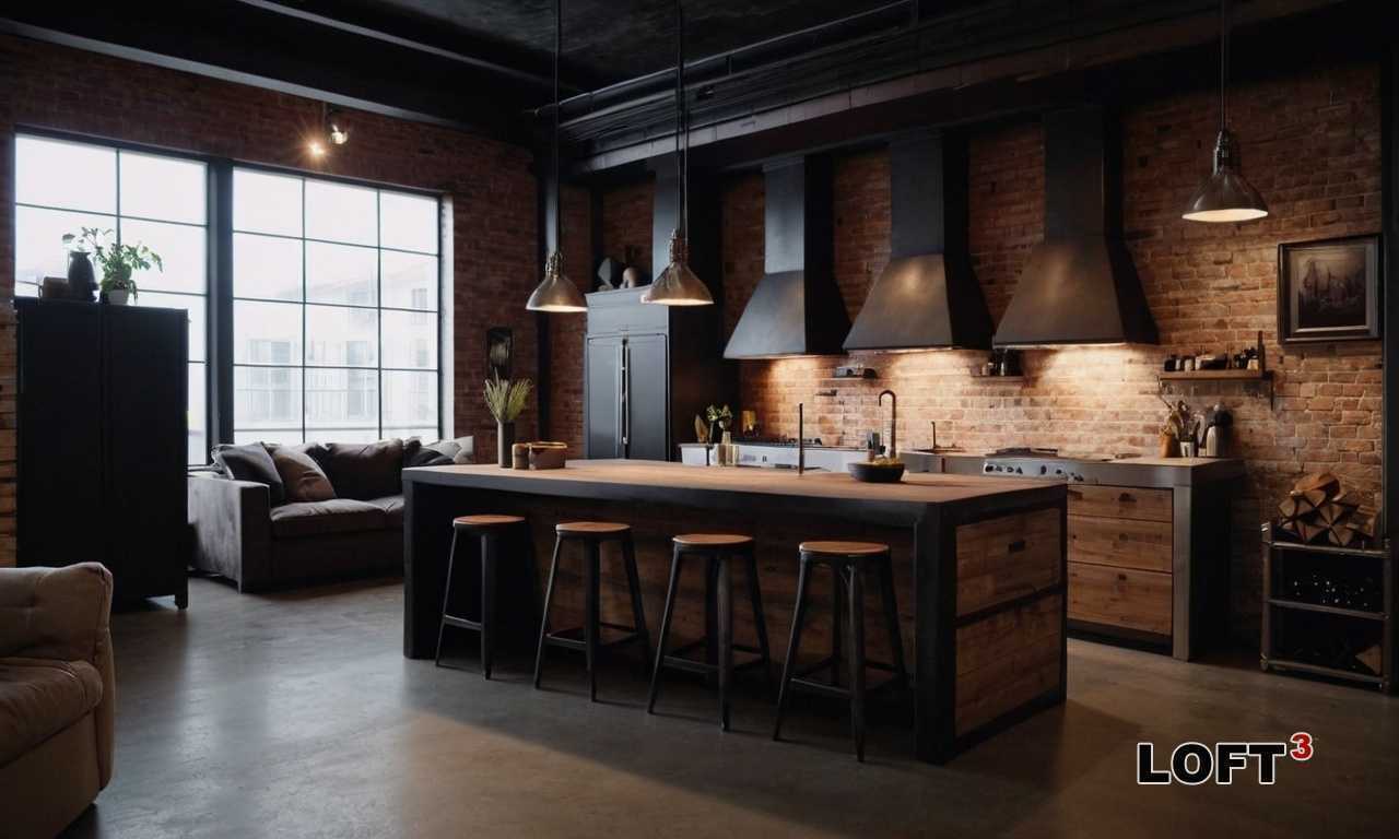 Стены, потолок и пол: материалы и отделка для индустриального эффекта