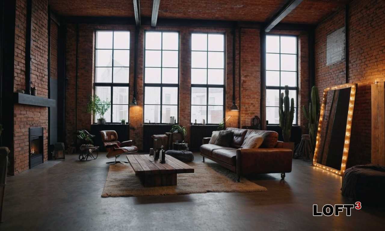 Использование плотных тканей для создания уюта в лофт-спальне