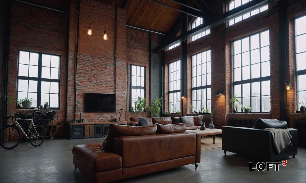 Использование стеклянных перегородок и ширм в Лофте