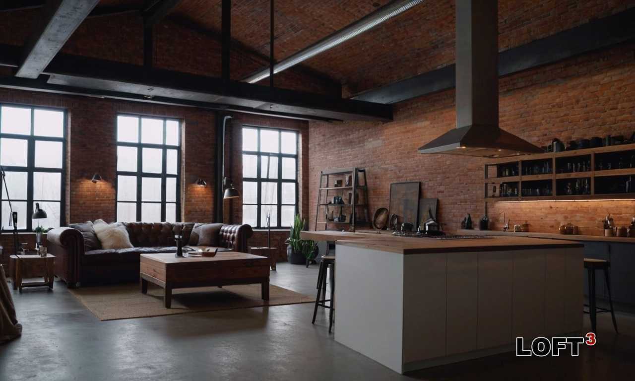 Типы освещения для лофт-пространства