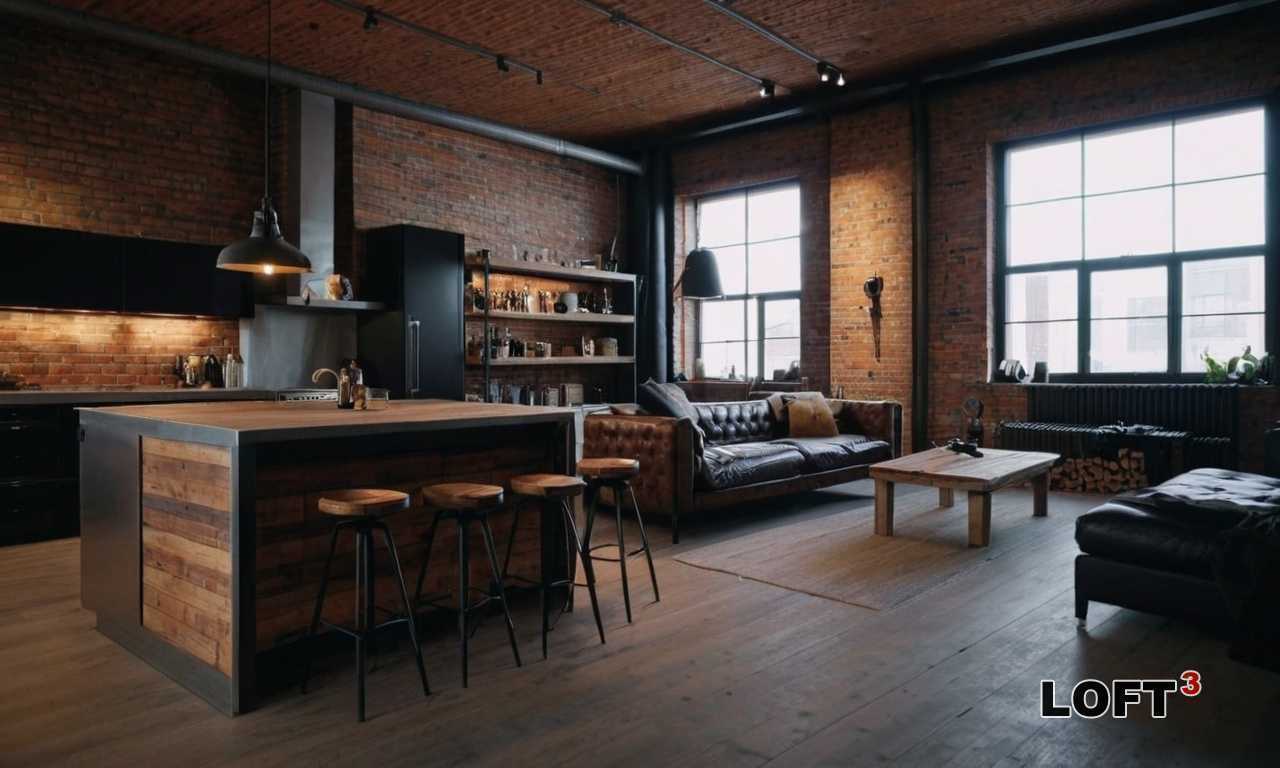 Использование металлических и бетонных элементов в отделке