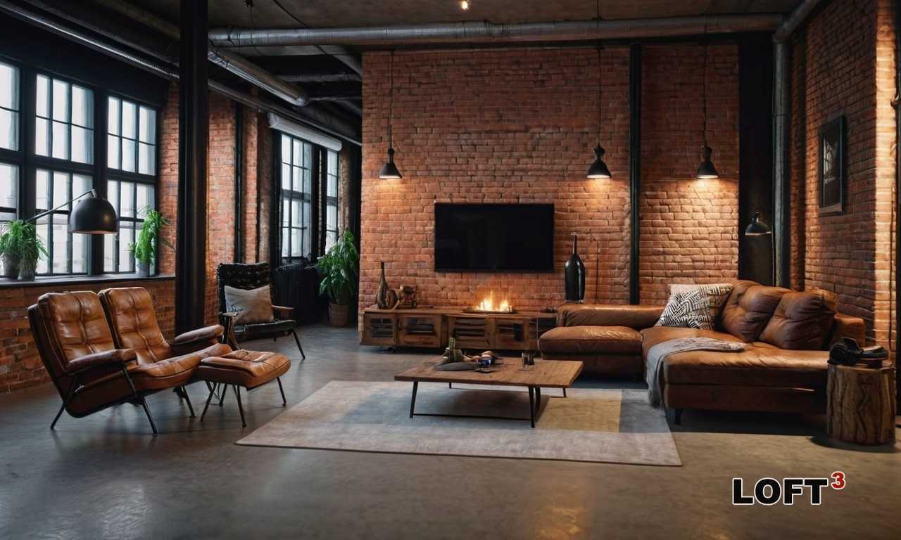 Подбор световых сценариев для вечернего освещения в стиле Лофт