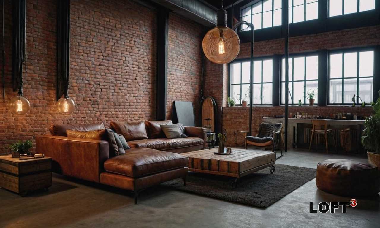 Как сочетать текстиль и металл в оформлении интерьера Лофт