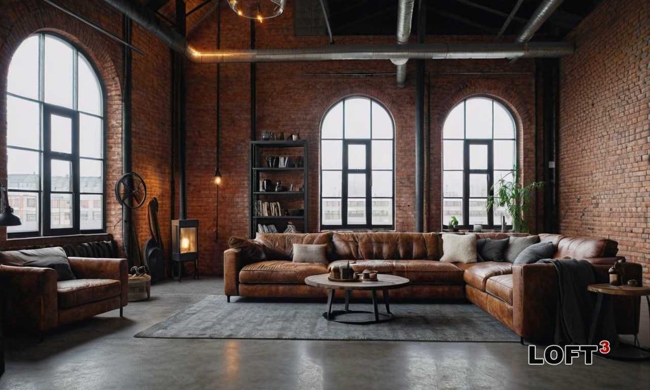 Что нужно учитывать при выборе обоев для кухни и ванной в стиле Лофт