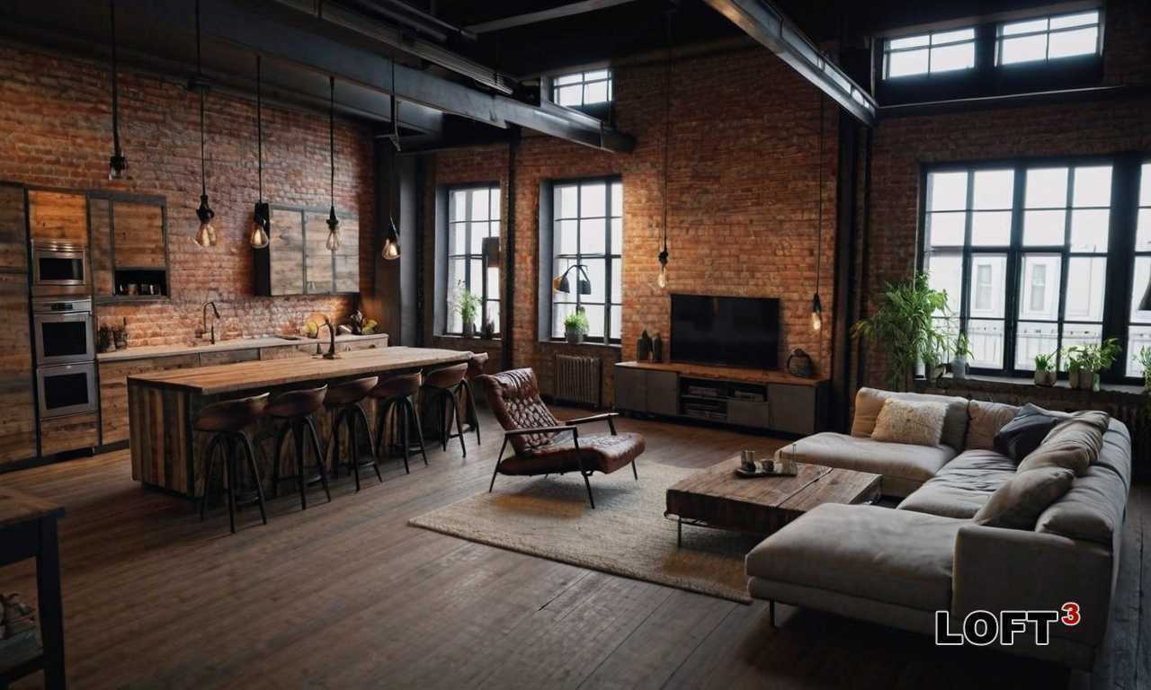 Как оформить маленькую квартиру-студию в стиле Лофт