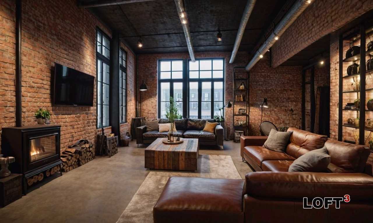 Глянцевые и матовые поверхности в стиле Лофт - что выбрать?