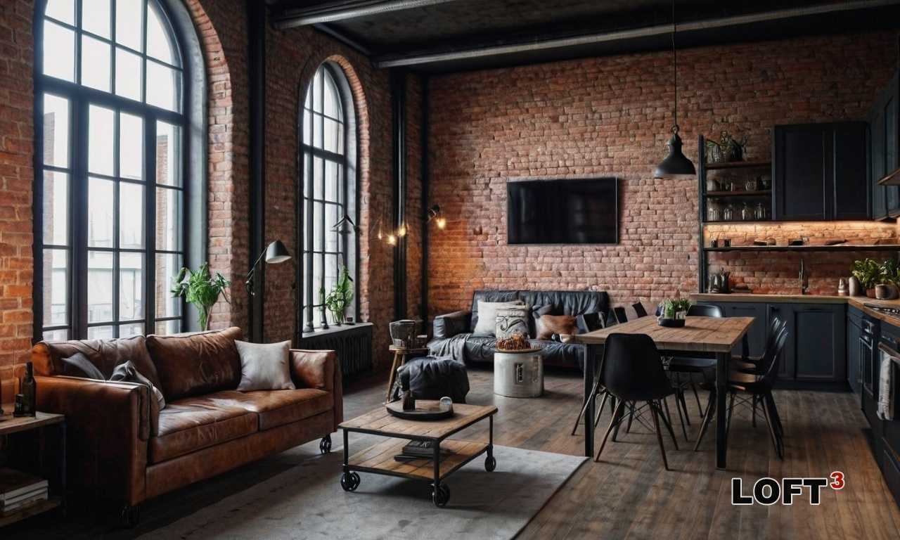 Ключевые элементы такого бара – это натуральные материалы, грубая отделка и лаконичные формы. Металл, кирпич, дерево и бетон создают характерную основу, а минимализм в мебели и аксессуарах подчеркивает индустриальный характер интерьера.