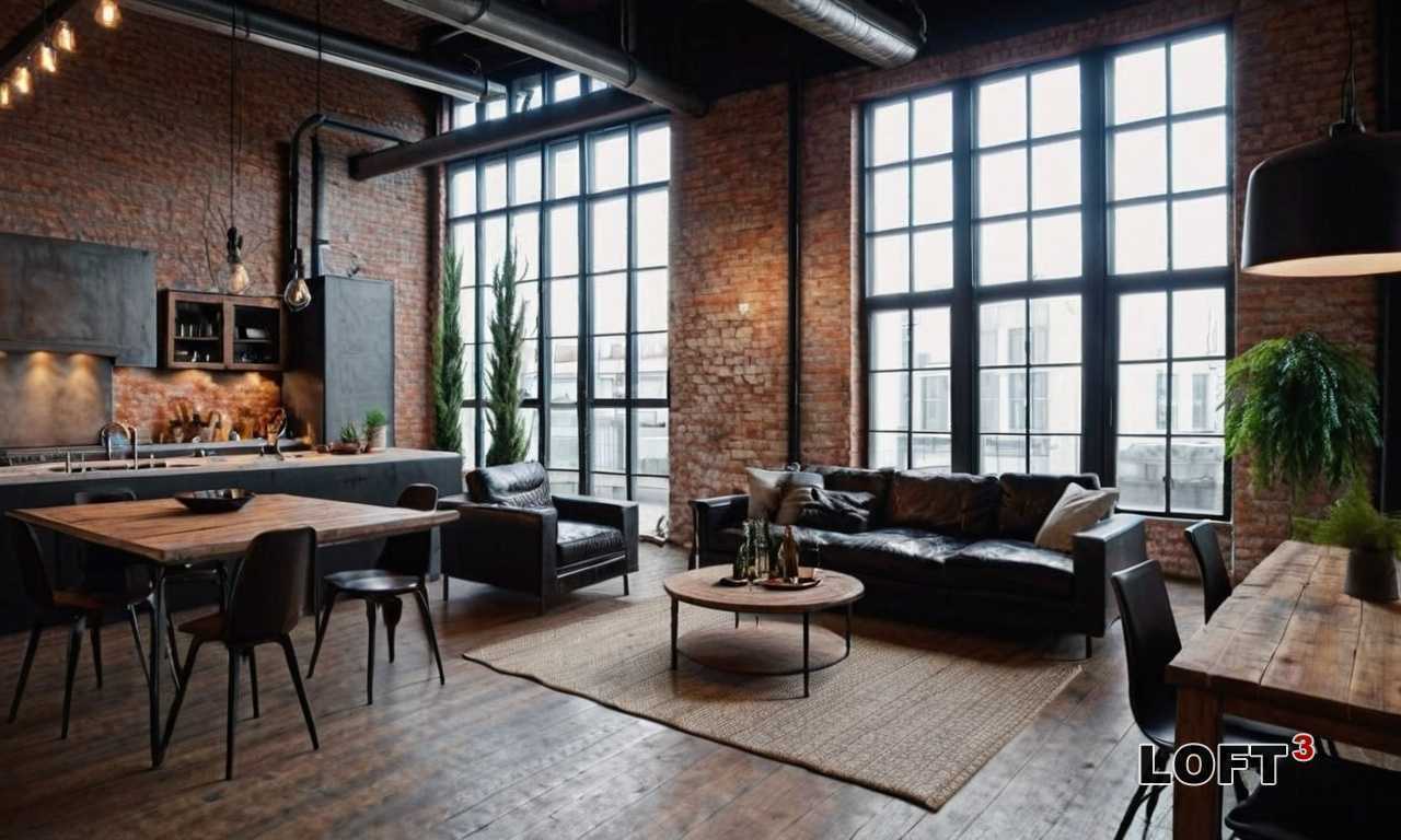 Латунь и бетон: индустриальный баланс