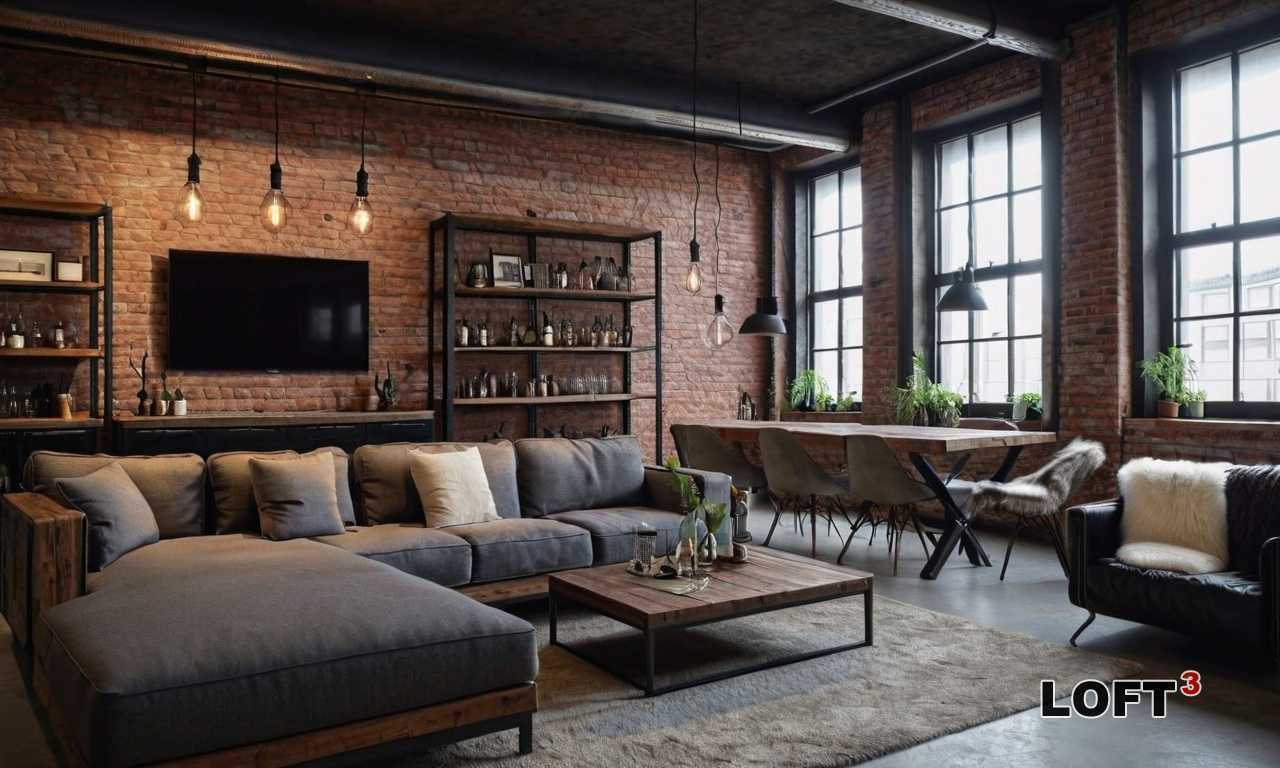 Освещение играет важную роль в создании уюта. Лампы в металлических плафонах, ретро-лампочки с теплым светом и настенные бра помогут расставить акценты и выделить зону бара. Дополнив интерьер стильными открытыми полками, можно создать удобное место для хранения напитков и посуды.