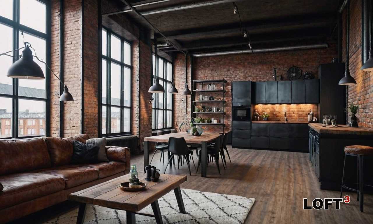 Как оформить потолок в стиле Лофт с металлическими светильниками Как оформить потолок в стиле Лофт с металлическими светильниками