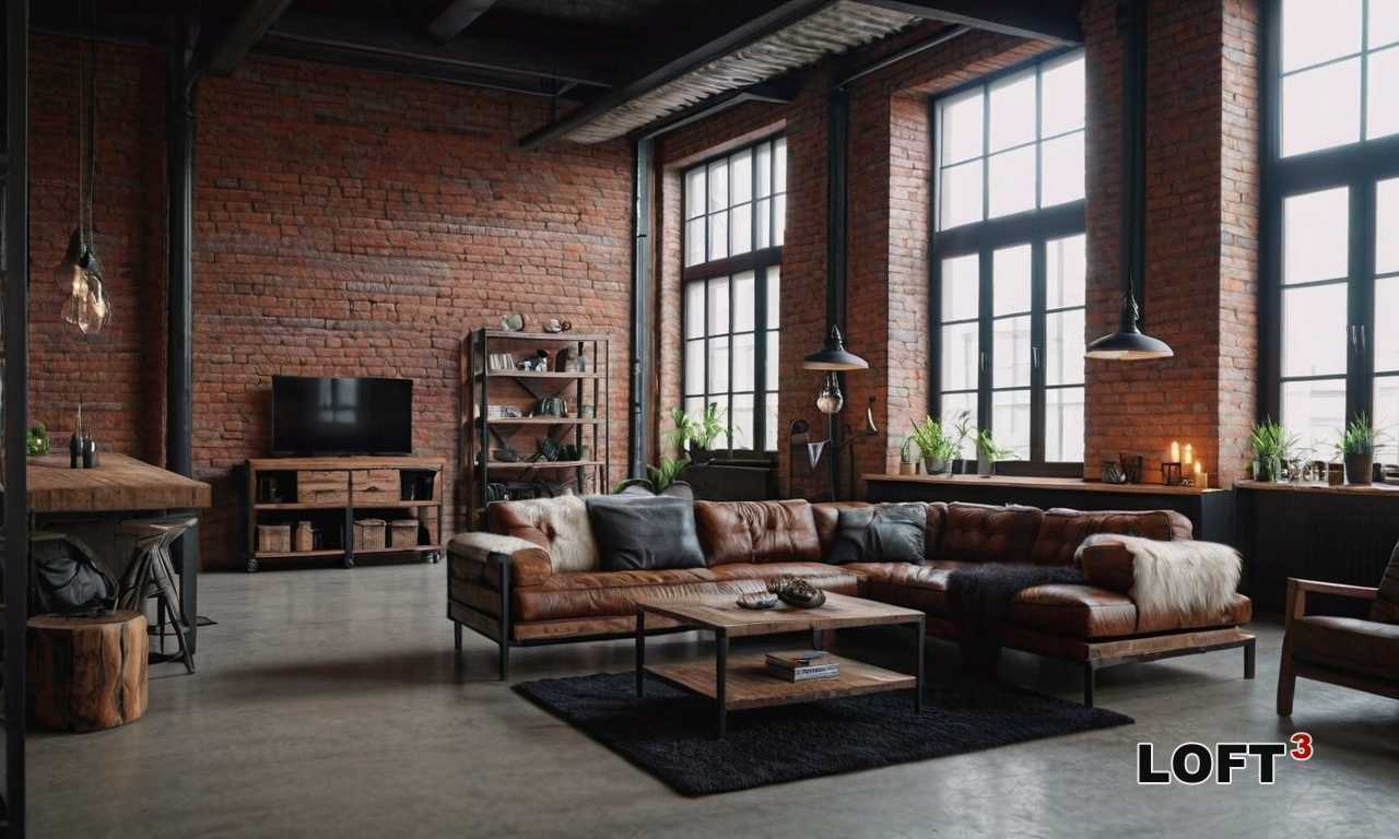 Как сочетать современные элементы с брутальной эстетикой Лофта