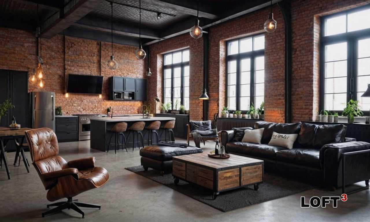Как создать интерьер с кирпичными стенами и деревянной мебелью в стиле Лофт Как создать интерьер с кирпичными стенами и деревянной мебелью в стиле Лофт