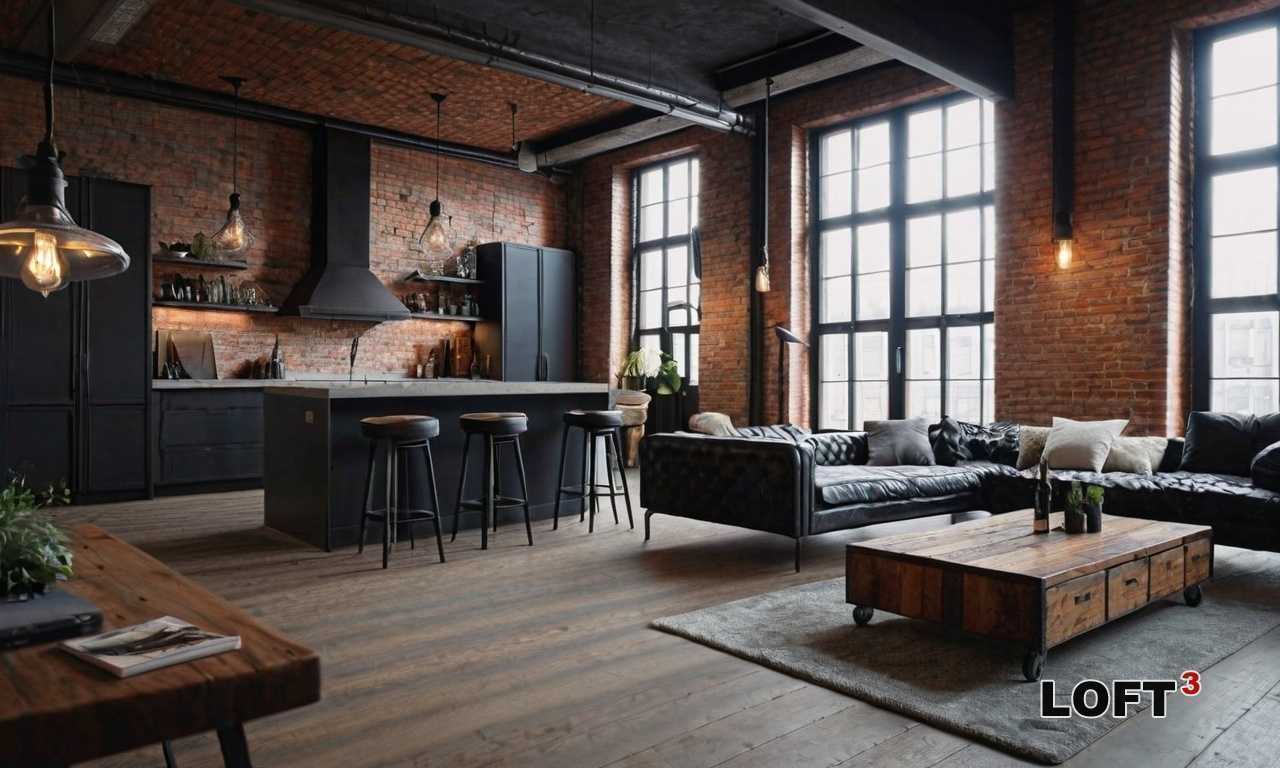 Как оформить квартиру в стиле Лофт с акцентом на открытые трубы и кирпичные стены Как оформить квартиру в стиле Лофт с акцентом на открытые трубы и кирпичные стены