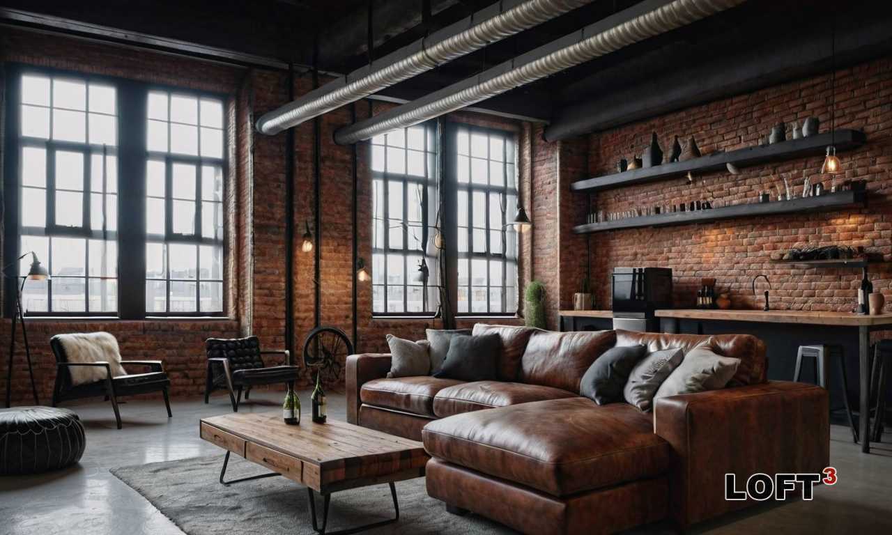 Грамотное сочетание оттенков позволяет создать выразительное и гармоничное пространство, подчеркивая структуру материалов и сохраняя характерный для стиля лофт баланс между undefinedфункциональностью</strong class=