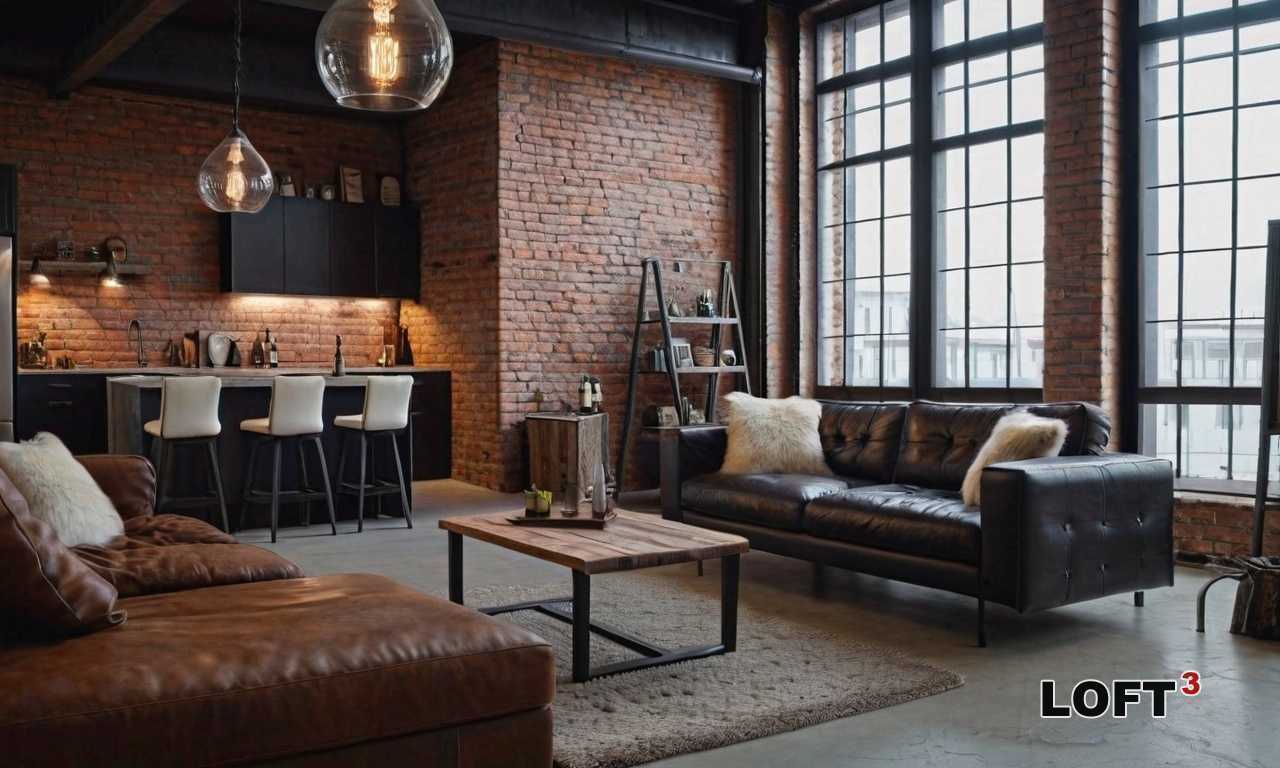 Как подобрать цвет дивана для гармонии с интерьером в стиле Лофт?