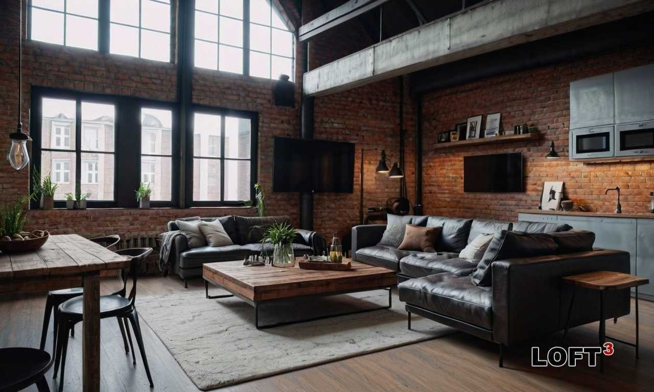 Комбинирование металла с деревом, бетоном и стеклом