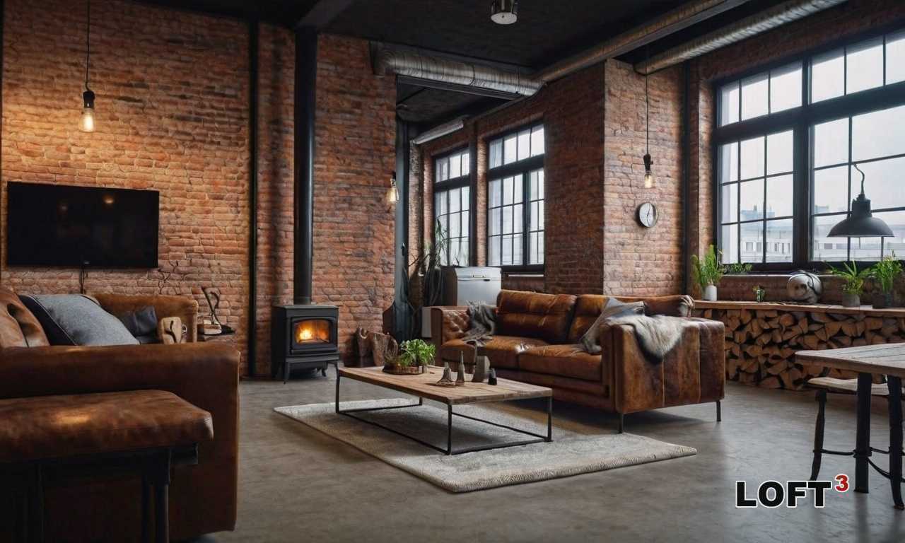 Идеи для внедрения растений в интерьер Лофт