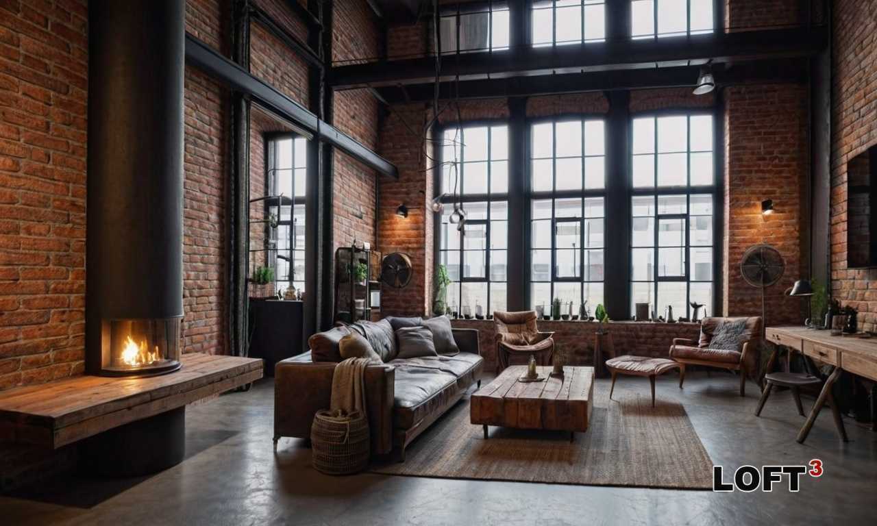 Как сочетать мебель Лофт с деревянными стульями?