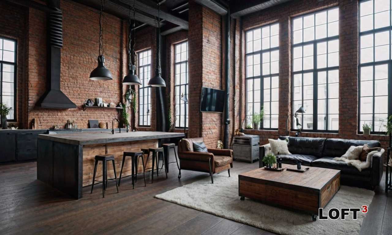 Как подобрать мебель в стиле Лофт для компактной прихожей