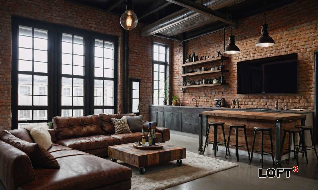 Как сочетать мебель Лофт с элементами ретро?