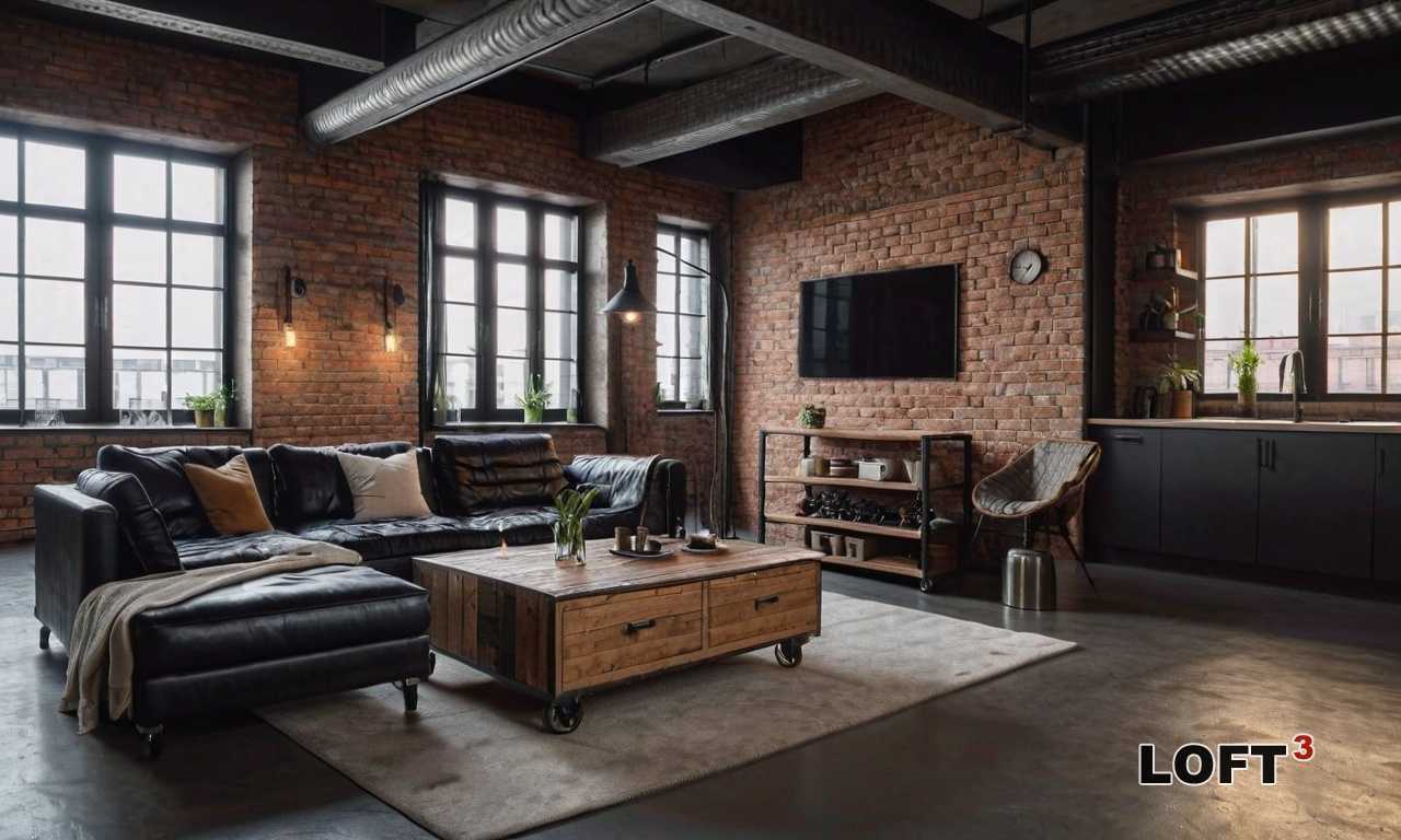 Контраст стилей и материалов