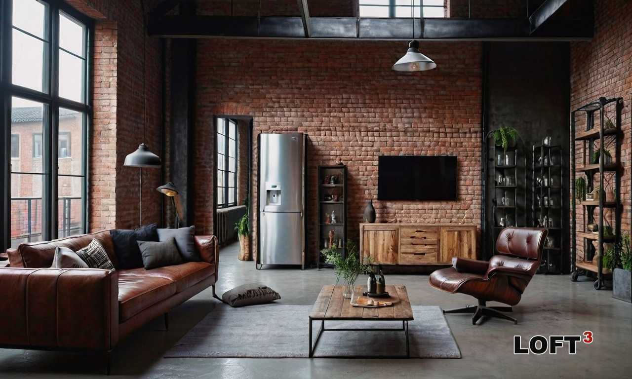 Как сочетать подвижную мебель с декоративными элементами Лофт