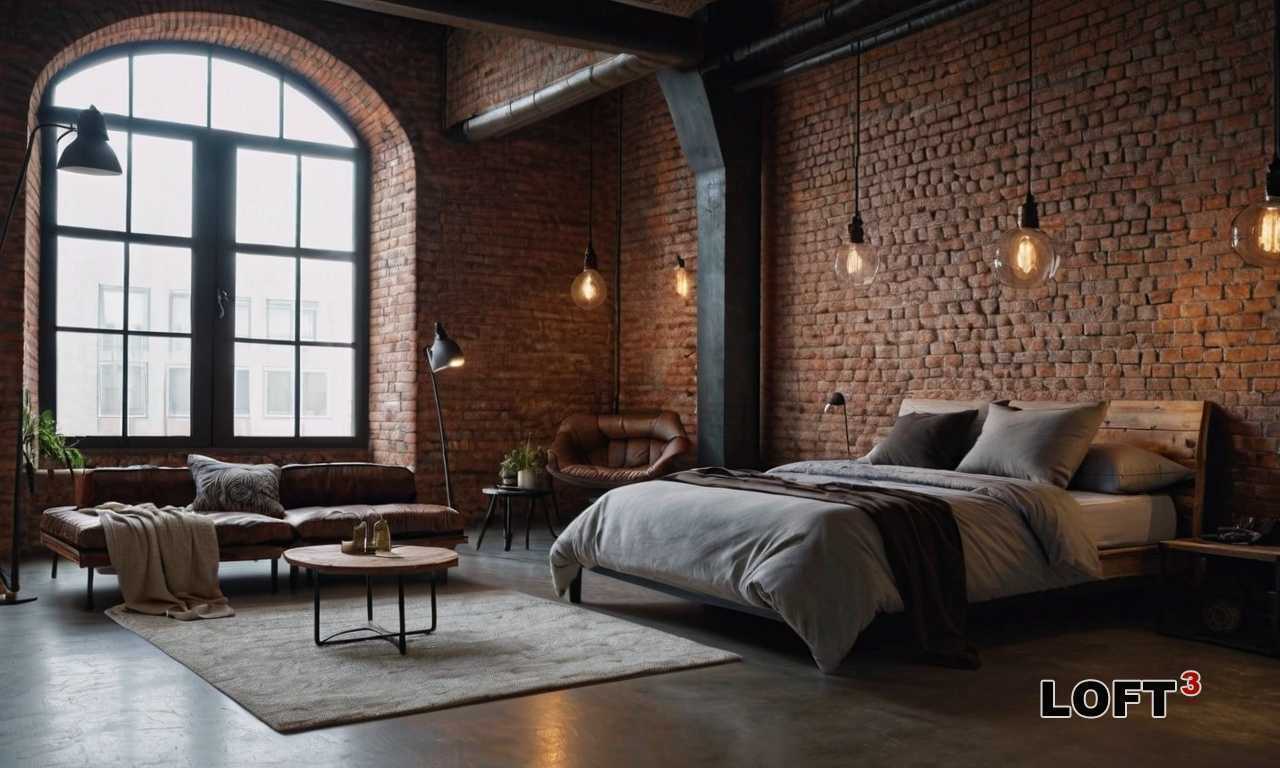 Как выбрать мебель для столовой в стиле Лофт с открытой планировкой?