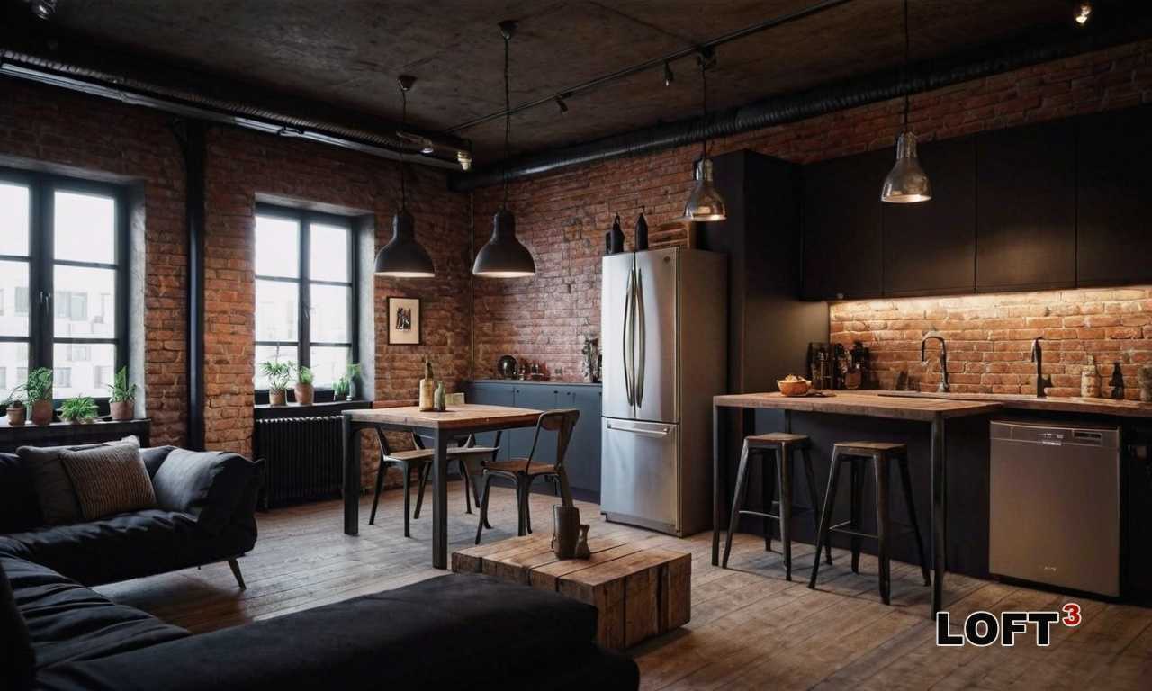 Какие шторы подойдут для квартиры в стиле лофт