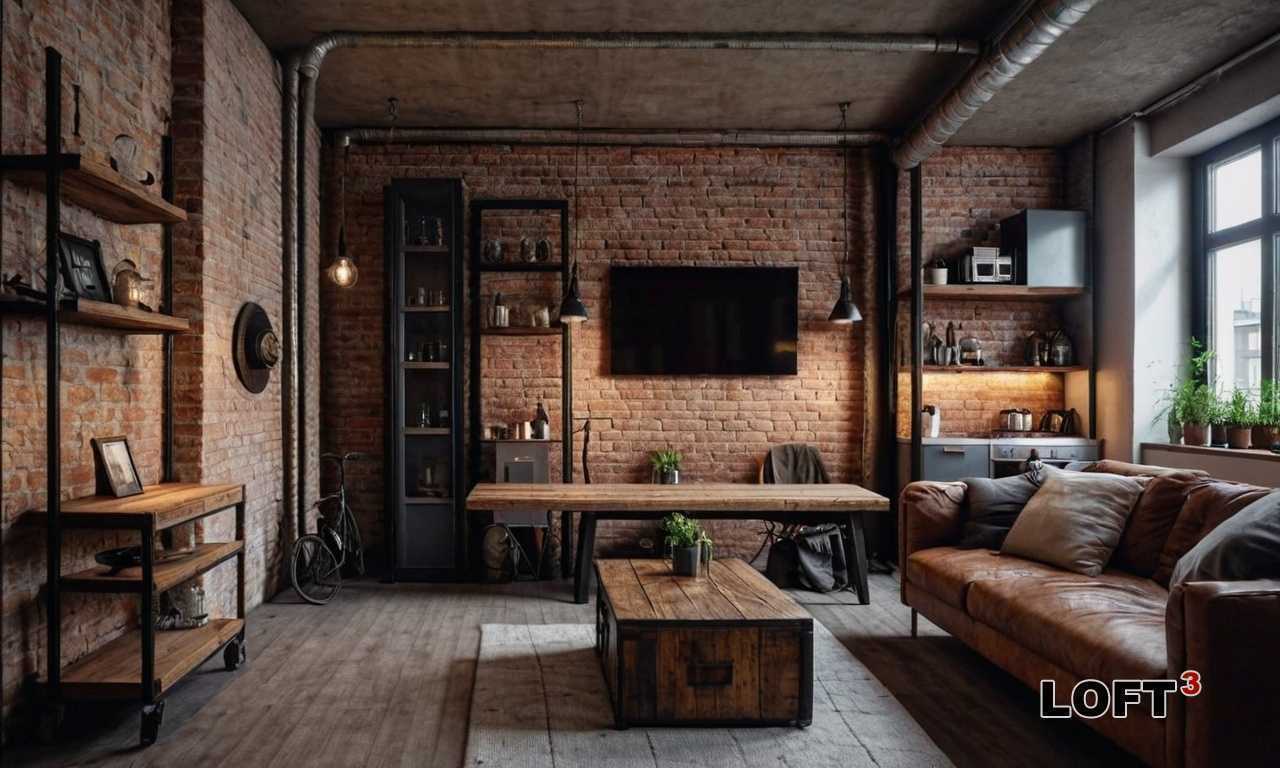 Оптимальный выбор отделки стен, пола и потолка для стиля лофт