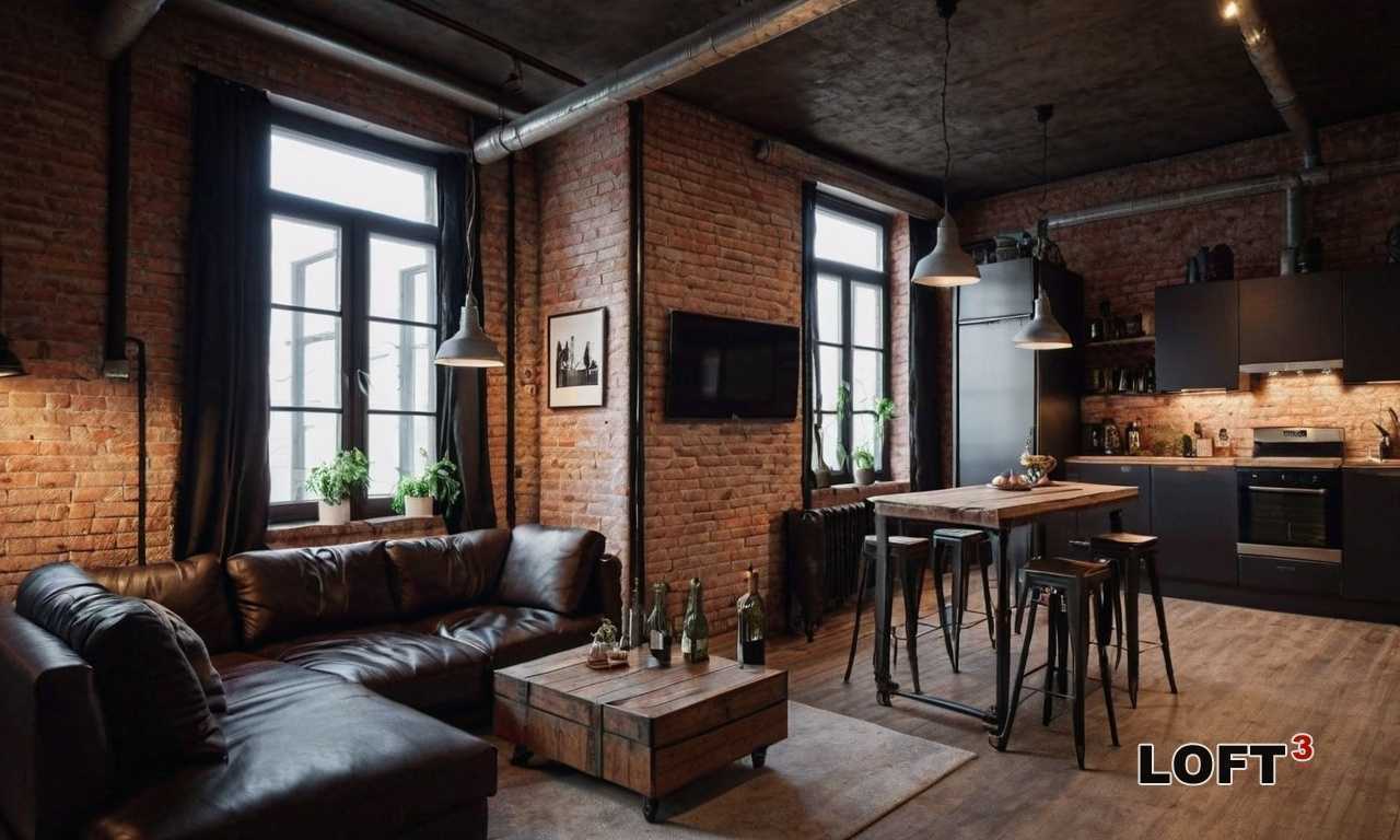 Как сочетать кресло с другой мебелью и декором в лофте