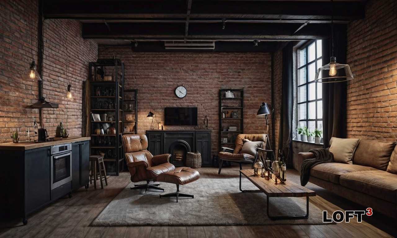 Как перегородки могут стать стильным элементом интерьера лофта