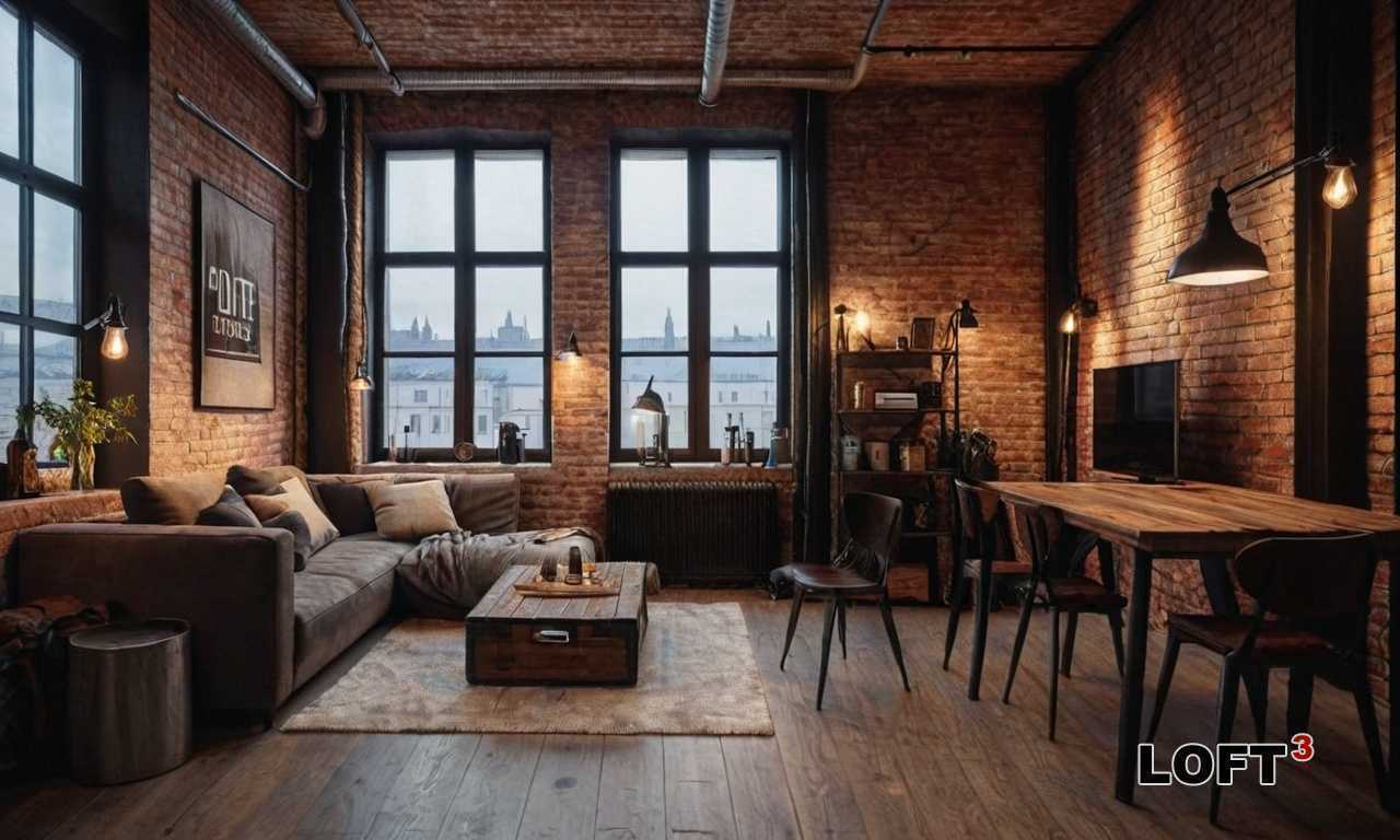 Благодаря гибкости планировки можно выделить разные функциональные зоны: рабочее место, зону отдыха, кухню-столовую. В таком лофте нет строгих границ – пространство остается открытым, но при этом остается ощущение уюта и комфорта. Это отличный пример того, как историческое здание может получить новую жизнь, оставаясь при этом местом с характером и особой атмосферой.