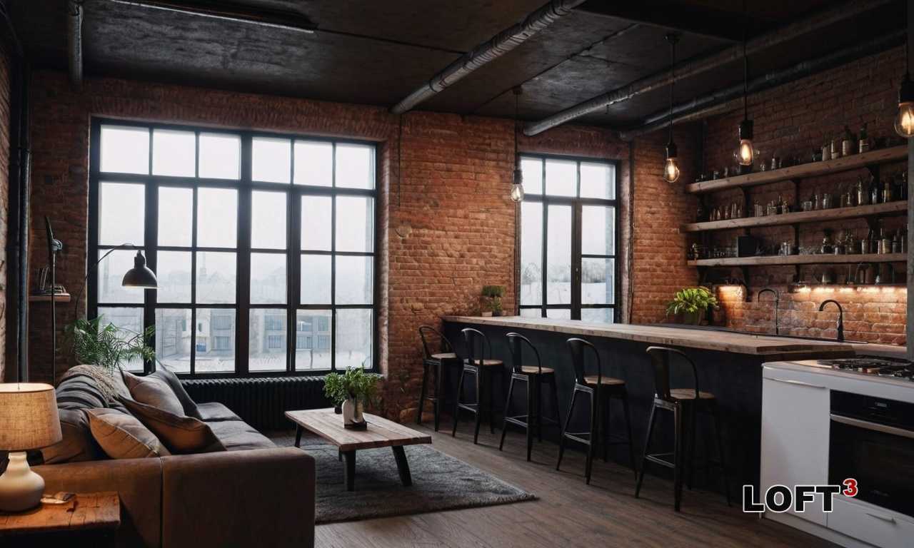 Индустриальный декор, в котором доминируют металлические элементы, придает интерьеру брутальный, но одновременно элегантный вид. Металл идеально сочетается с кирпичными стенами, бетонными поверхностями и деревянными деталями, создавая гармоничное и стильное пространство.