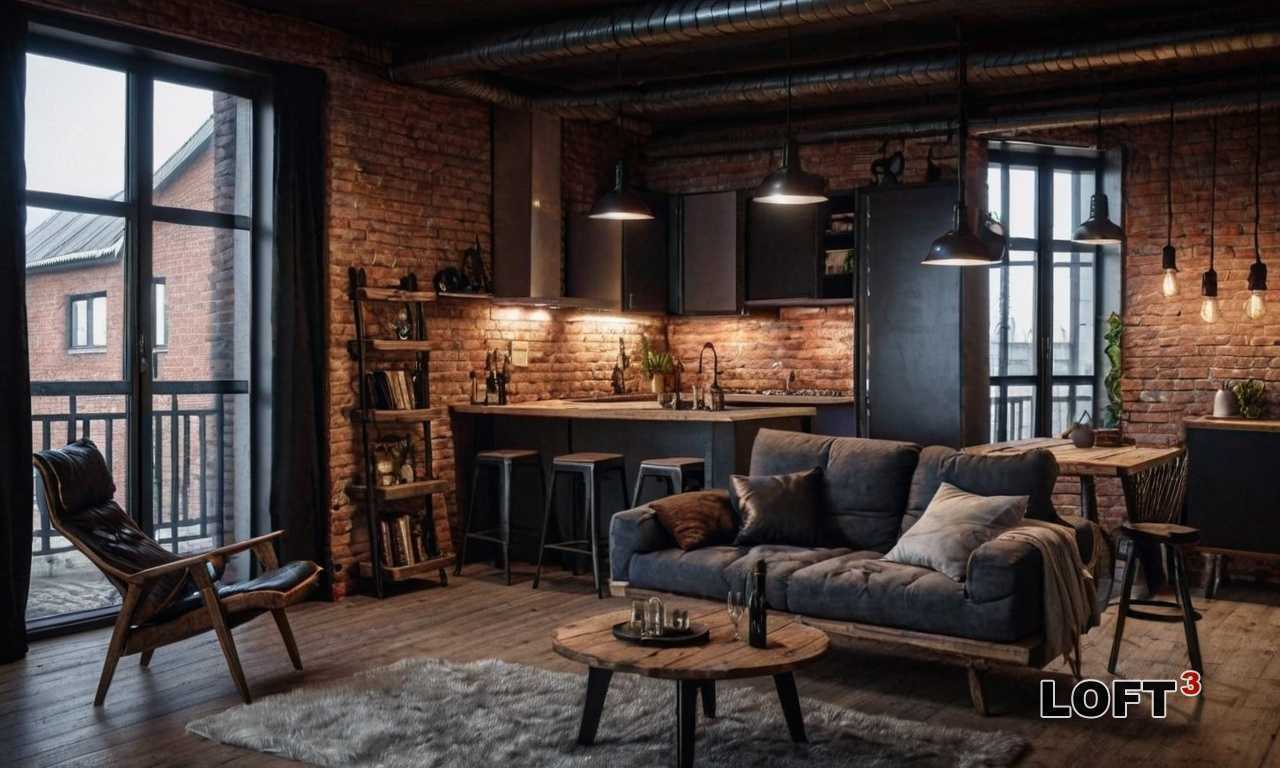 Кухня в стиле Лофт - сочетание функциональности и дизайна