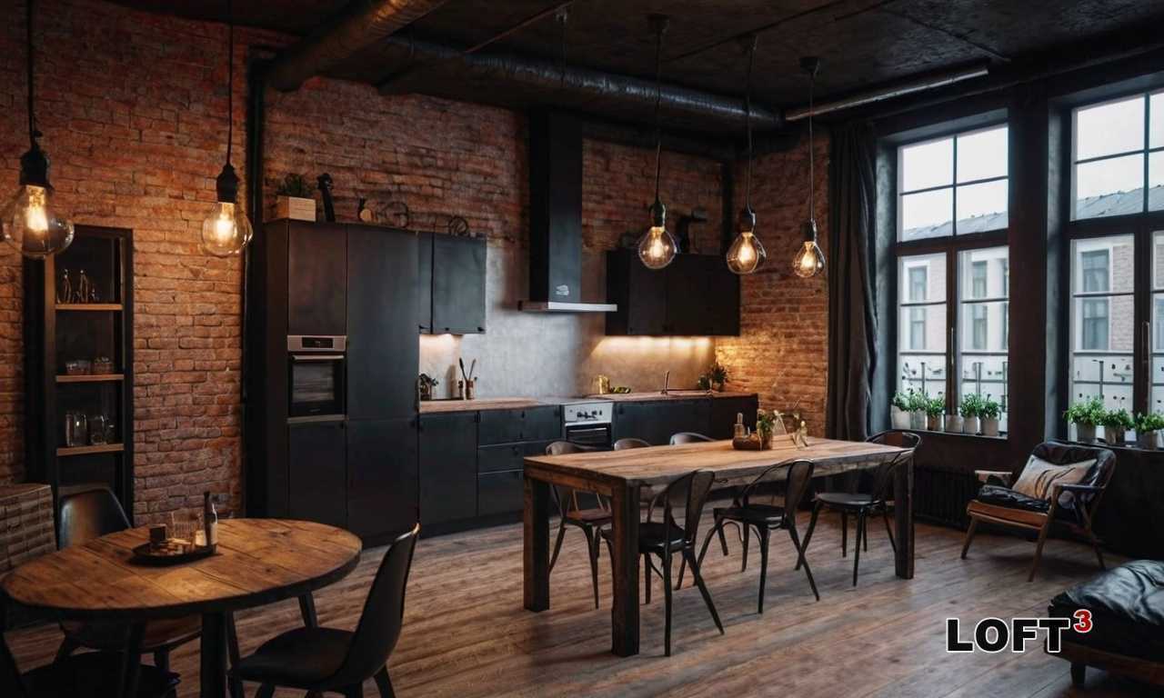 Роль натуральных материалов в дизайне загородного дома в стиле лофт